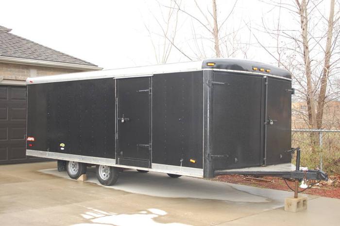 1994 Pace American 4 bed enclosed trailer