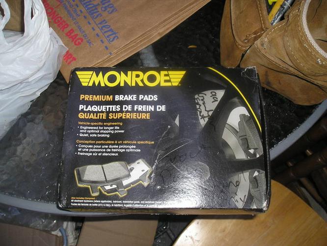 1999 Grand Prix Monroe Brake Pads & Euro Rotors will fit other