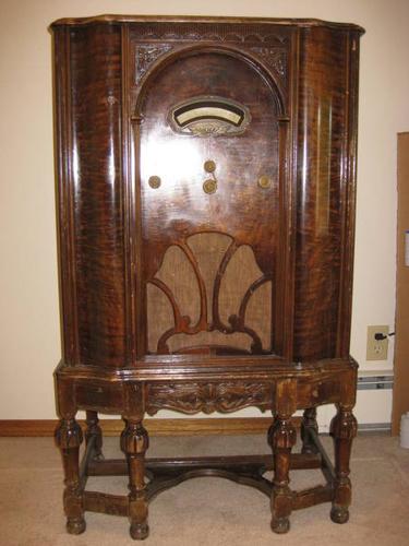 Antique Radio Cabinet