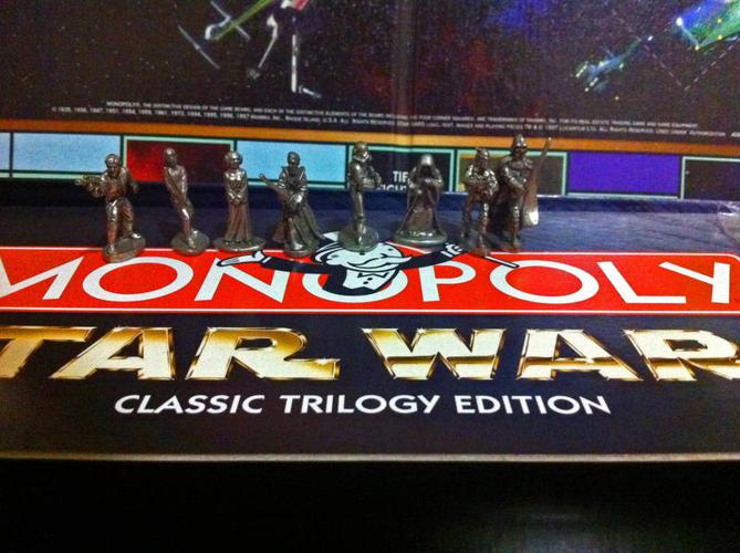 Collector's Edition Star Wars Monopoly Board