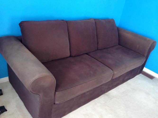 Dark Brown Comfortable Couch
