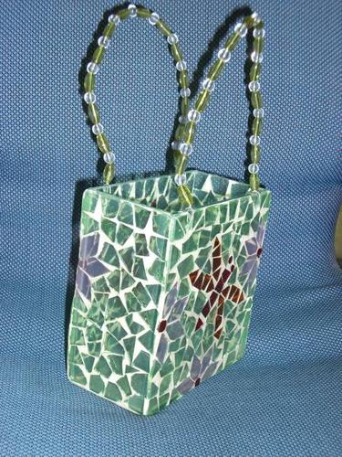 Decorative glass bag