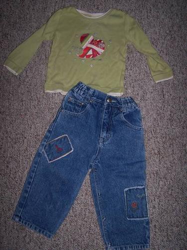 Girls 2 pc outfit in size 24 months