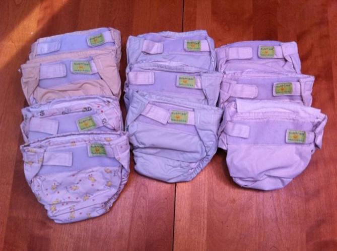 Kushies cloth diapers 10-22 lbs