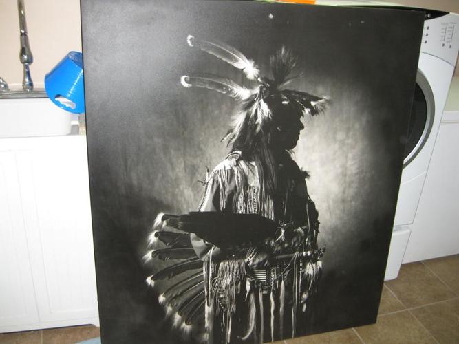 Large North American Native Indian Print