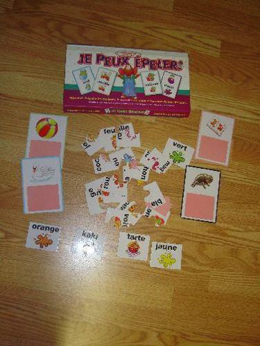 Like New Je Peux Epeler Card Matching Game! $5