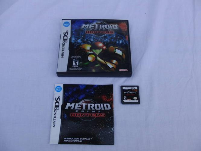 Metroid Prime Hunters DS and Wi-fi adaptor for DS