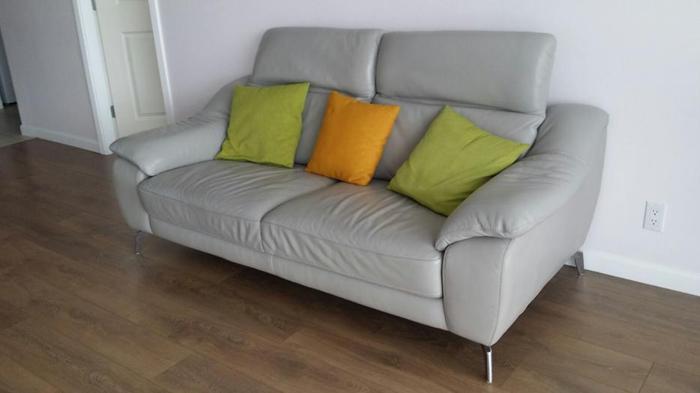 MOBLER GENUINE LEATHER SOFA FOR SALE