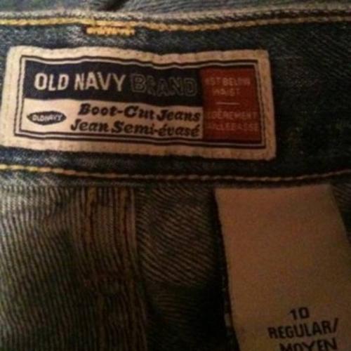Old navy jeans size 10