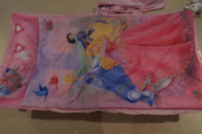 Pink Princess "Cot" with Sleeping Bag