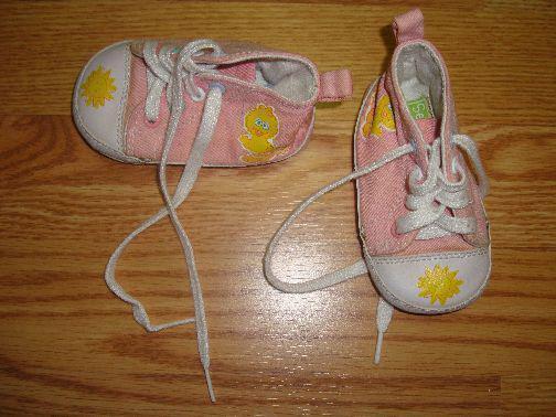 Pink Runners Sz3 Infant Sesame Street - Excellent Condition!