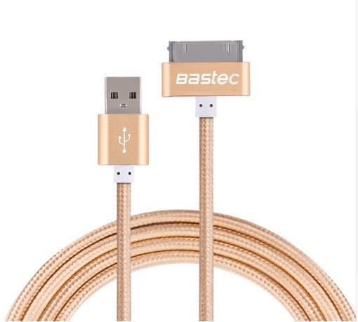 Premium Luxury Metal Braided Thick Copper 30 pin Cable IPhone, IPad