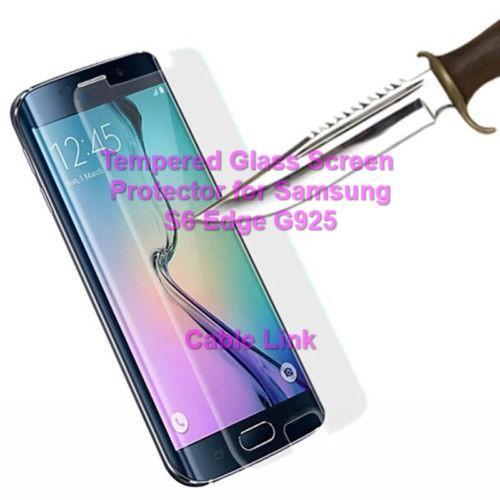 Premium Tempered Glass Screen Protector for Samsung S6 Edge