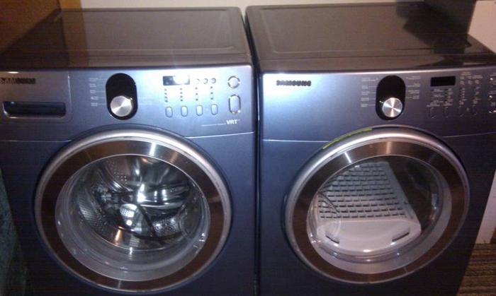 Samsung Front Loading Washer and Dryer combo
