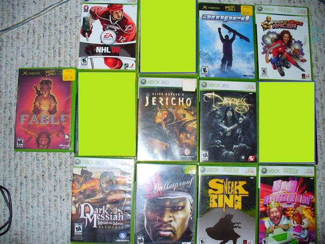 Selling off all my xbox games for just 5$ and 10$ .. all must go