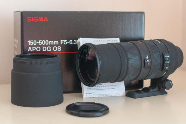 Sigma 150-500mm OS lens