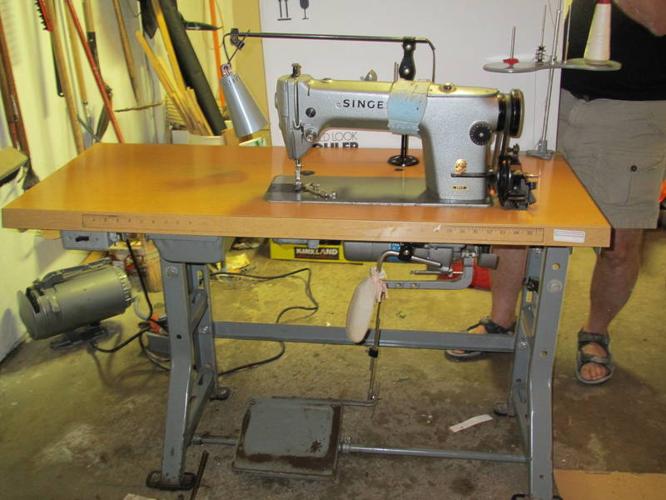 Singer Industrial Sewing Machine with 1/2 HP motor