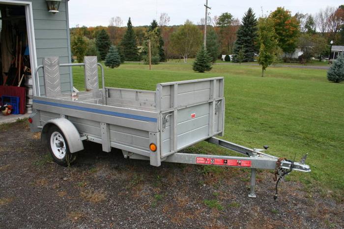 Stirling Galvanized 4 X 7 #39 3 quot expandable trailer for sale in