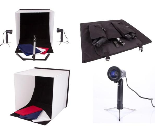 Table Top Portable Light Studio Photo Tent Kit & Photo Portrait Lighting Studio