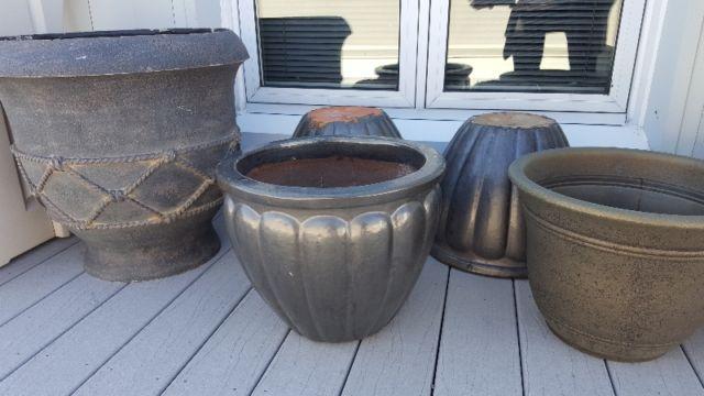 Various Planters Pots