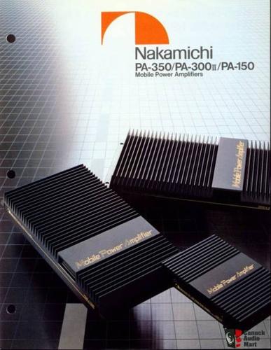 Wanted: Nakamichi - PA-350, PA-300II, PA-150 old school amplifiers