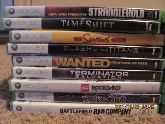 XBOX 360 games and accessories