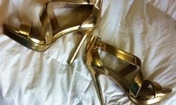 The most beautiful shoes ever from BCBG. They go well with EVERYTHING-- casual, dressed upI love them so much unfortunately they are too big for me -- they were ONLY WORN ONCE and NOT FOR LONG because my feet kept sliding out of them.They retail at