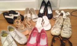 10 PAIRS OF SHOES
SIZE 9
BEST OFFER TAKES ALL
 
INCLUDES A PAIR OF DIESEL SHOES
AND LACOSTE RUNNERS
