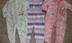 12 month pajamas, in good condition, smoke/pet free home, asking $10 for all or $2 each