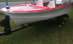 14 foot fiberglass boat with viking 35 onership says brunswick boat says cutter , two gas tanks , batery box , boat needs some tlc but good boat i have ownership for veasel and motor not trailer
Never got to use this year so selling it
Will considee