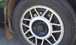 Set of 4 14" Volkswagen rims used for winter tires.  Taken off this past spring and no longer required as I am getting new all-season tires put on alloy rims.
$55.00 OBO.  Call 519-426-0154