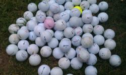 Used balls that may be either dirty,may have a tiny scuff (sometimes barely visible) on it or are just perfect but lesser known brand.
These are playable balls and perfect if you lose a lot of them. They include :Callaway, Titleist, Taylor Made, etc...