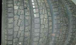Four - Kumho KW11 winter tires, size 155/80/13 with a tread depth of 10/32" - Like New. $125 for all 4.
Call 613-822-0224