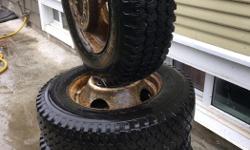 4 tires In new condition they are a few years old no dry cracks really nice set like new)
Roger 250-888-5050
Rare $125 each $500 for set of four