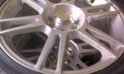 4 18" Akuza Road Concept Racing Rims +  Hercules G500Z Performance Summer Tires P225/40/18 close to 80% threads left; 5 Bolt universals 5X100/114.3 bolt patterns, very good conditions asking for $750....