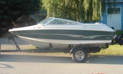1996 Larson 18' with powerful 4.3L LX MerCruiser for sale. Open Bow, lots of room and power. Great family / ski boat. Comes with heavy duty Caulkins trailer. Great shape, runs perfect. Can try out on lake no problem! $8300 firm. May also trade for RV of