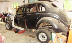 1937 Ford project car
decent shape, but it is sitting on a s10 frame and motor
Motor is seized but may be able to unseize it. 
do not have original frame of motor. 
3000
Locate on Northeys bay road