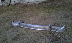 Bumper off of a ford fairlane between 1954 to 1957 in great shape,$125.00 also front light frame for same, $25.00 in great shape
