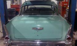 1957 Chevy 150 post car. Car is all original most of the paint is original interior is has never been damaged looks and feels new inside .If your looking for a nice clean 57 must see ! This car is located in Milton ,Ontario.
Call Karen @ 519-803-1821
