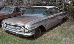 Make
Chevrolet
Model
Impala
Year
1959
WANTED TO BUY: 1959 or 1960 Chevrolet Car. Any condition. Running or not. Any body style, 2 or 4 door. Any model. Even partial cars considered. As pictured. Cash is waiting
