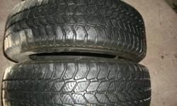 I have a pair of 195/65/15 snow tires with appx.75-80% tread remaining,they are "blizzard master" brand name and have directional tread.