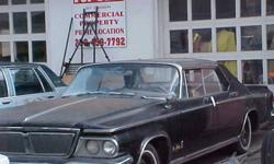 1964 Chrysler New Yorker 4dr Hardtop. Engine rebuilt just before it was parked. Body Good Needs new upholstry.
Telephone 1 250 459-7792