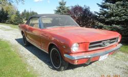 For sale a classic 1965 Mustang Convertible that needs some work on the unitized body part. Been in storage since 1994. Has a 289 standard shift motor.  Please contact by phone or email if interested.