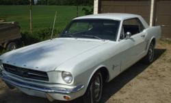 Beautiful 1965 ford Mustang.
Safetied
New items
   -Battery
   -Battery terminals
   -Alternator
   -Rear Brake Cylinders
   -Rear Brake lines
   -Front Brake Pads
   -Front Passenger side floor pan
car price reduced from $11,500 - car must go
Or best