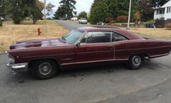 Make
Pontiac
Colour
red
Trans
Automatic
kms
76
Estate sale. In storage for 10 years. !965 Pontiac Parisienne two door.Power steering, power Brakes, two speed automatic with a small block Chevrolet. This car is in good shape,starts and runs good. it has