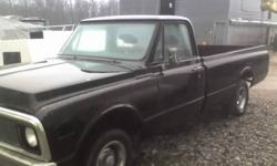 Up for-sale is a 1972 Chevy 1/2 Ton Pick-Up.  It hasn't been on the road or ran since 1994.  Has been stored away.  Started rebuilding and putting back together but other things came along and it got put on the back burner and never finished.  Have many
