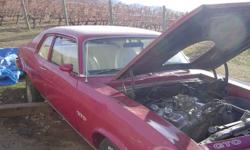 350 wide block. Matching numbers. Supposedly rebuilt in 2004 but have no proof. Very straight body but needs tlc. Interior is close to mint but needs a good cleaning. Needs a little repair on the outer panels but nothing serious. The rest of the car still