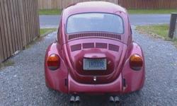 I am selling a 1974 volkswagon beetle mexican built. All it needs is a paint job the clearcoat is starting to flake off. I have all new rubber seals and many other parts in boxes including the orig. rims and tires. The 1600cc motor was rebuilt a few years
