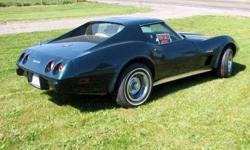 1976 Corvette Stingray, 51000 Original Miles, T-top, Front Bra on car, New exhaust, Sure Fit car cover from corvette central, Interior in perfect condition, Only driven July and August, stored winters.  12500.00 OBO, (902)543-8954