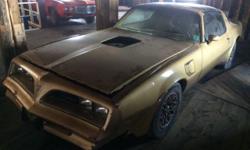 Make
Pontiac
Model
Firebird Trans Am
Year
1978
Colour
Gold
kms
999999
Trans
Automatic
1978 Y88 Trans Am, Matching number car in the Gold Edition. Original 400 engine with auto transmission. T Bar roof. Good under carriage. Excellent project and worth a
